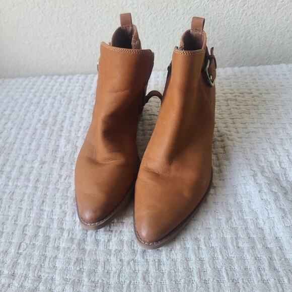 Sam Edelman Neena Leather Point-Toe Ankle Boots Women's Size 8 - Picture 2 of 12